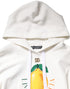 Dolce & Gabbana Ivory Cotton Printed Hooded Pullover Sweater